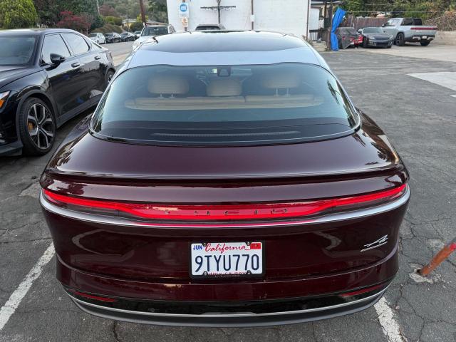 2022 Lucid Air VIN 50EA1GBA8NA005072 COPART salvage auction — DAMAGE HISTORY, Ca - Dlr/Dis/Exp Only Salvage Title (P), sold $14,000 on 2026-07-29 (photo 3)