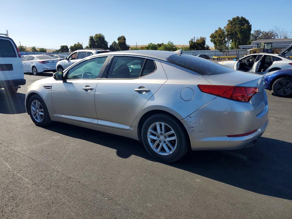 2013 Kia Optima VIN 5XXGM4A73DG243179 COPART salvage auction — REAR END, Ca - Dis/Dlr/Exp Only Lien Papers (P), sold $650 on 2026-07-27 (photo 2)