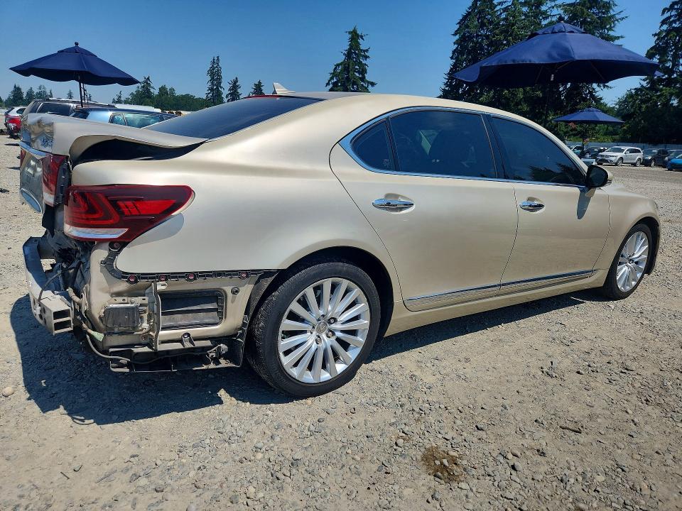 2013 Lexus Ls VIN JTHDL5EF1D5005072 COPART salvage auction — REAR END, Wa - Bill Of Sale, sold $5,400 on 2026-07-31 (photo 3)