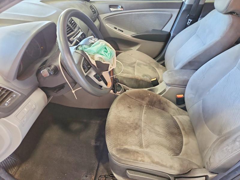 2014 Hyundai Accent VIN KMHCU4AEXEU767806 COPART salvage auction — FRONT END, VA - CERT OF TITLE - SALVAGE, sold $225 on 2026-07-24 (photo 7)
