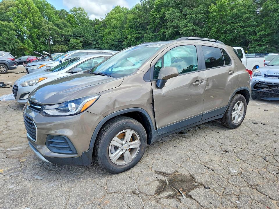 2021 Chevrolet Trax VIN KL7CJPSB9MB349506 COPART salvage auction — SIDE, Ga - Cert Of Title-Salvage, sold $1,400 on 2026-07-31 (photo 1)