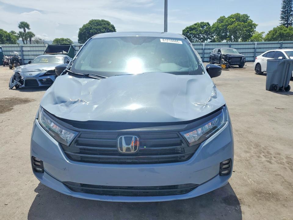 2024 Honda Odyssey VIN 5FNRL6H76RB053402 COPART salvage auction — MECHANICAL, Fl - Certificate Of Destruction, sold $10,600 on 2026-07-29 (photo 5)