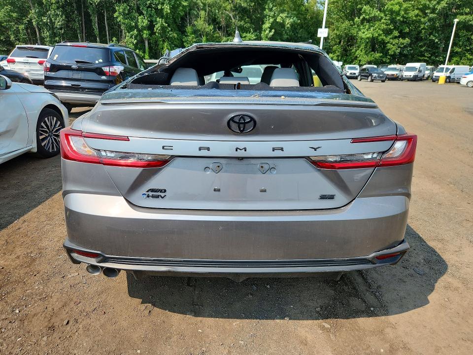 2025 Toyota Camry VIN 4T1DBADK0SU526455 COPART salvage auction — ROLLOVER, Vt - Cert Of Title-Salvage Vehicle (P), sold $13,000 on 2026-07-30 (photo 6)