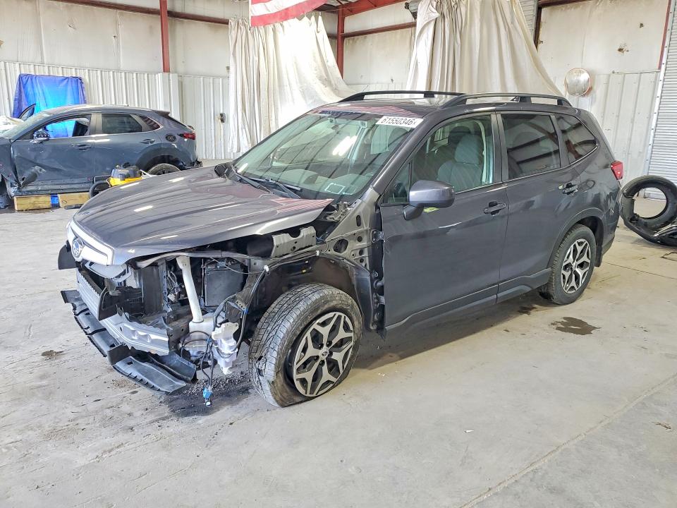 2021 Subaru Forester VIN JF2SKAFC2MH513897 COPART salvage auction — FRONT END, Ny - Mv-907A Salvage Certificate, sold $6,100 on 2026-07-27 (photo 1)