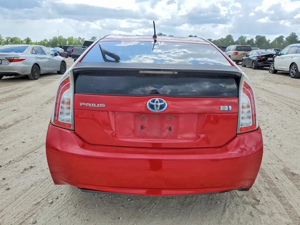 2013 Toyota Prius VIN JTDKN3DU4D0338032 COPART salvage auction — MECHANICAL, Tx - Certificate Of Title, sold $725 on 2026-07-28 (photo 6)