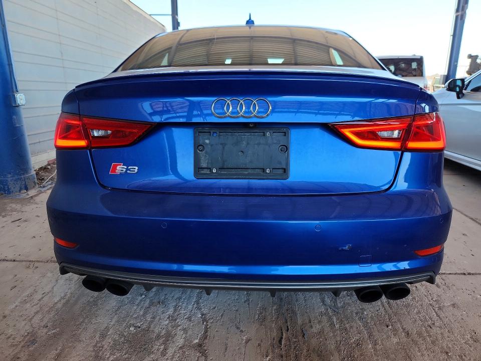 2016 Audi S3 VIN WAUF1GFF6G1003367 COPART salvage auction — MINOR DENT/SCRATCHES, Ut - Certificate Of Title, sold $7,300 on 2026-07-16 (photo 6)