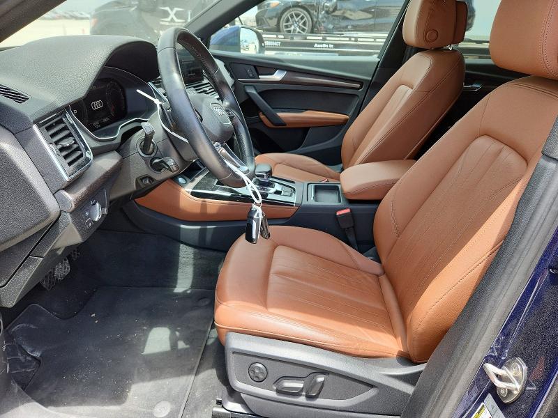 2022 Audi Q5 VIN WA1EAAFY5N2077944 COPART salvage auction — FRONT END, Tx - Salvage Vehicle Title, sold $16,700 on 2026-07-23 (photo 7)