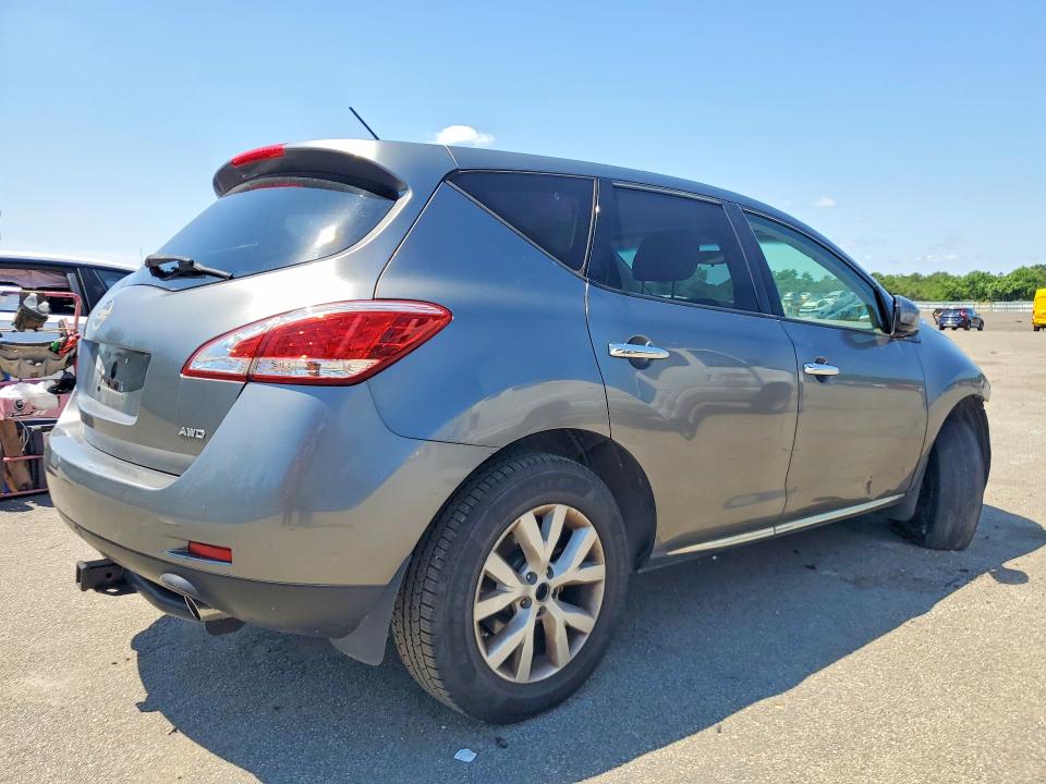 2013 Nissan Murano VIN JN8AZ1MW0DW304404 COPART salvage auction — FRONT END, Ny - Mv-907A Salvage Certificate, sold $400 on 2026-07-20 (photo 3)