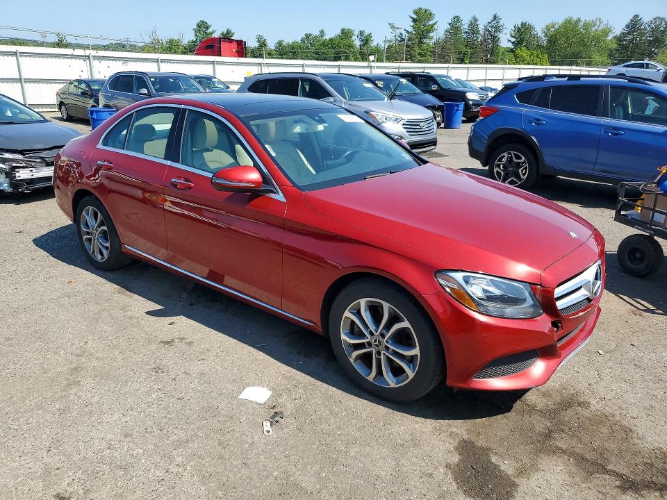 2017 Mercedes-benz C class VIN 55SWF4KB6HU221144 COPART salvage auction — MECHANICAL, PA - CERT OF TITLE, sold $200 on 2026-07-24 (photo 4)