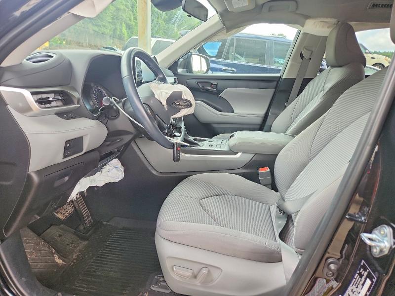 2021 Toyota Highlander VIN 5TDBZRBH4MS095655 COPART salvage auction — FRONT END, Al - Cert Of Title-Salvage Title, sold $5,800 on 2026-07-28 (photo 7)