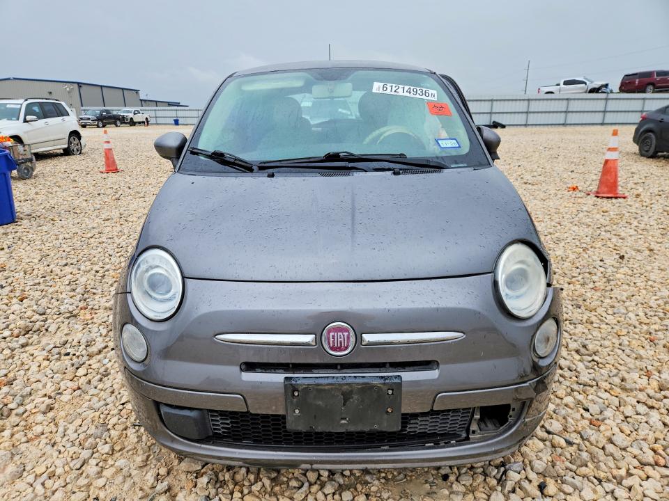 2012 Fiat 500 VIN 3C3CFFAR0CT385129 COPART salvage auction — SIDE, Tx - Salvage Vehicle Title, sold $150 on 2026-08-13 (photo 5)