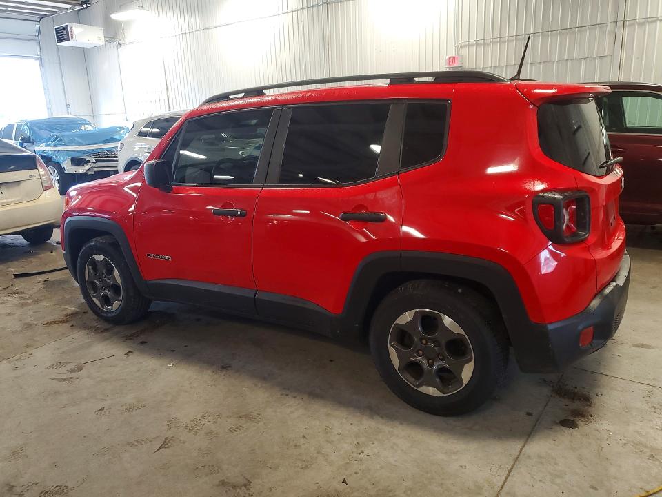 2017 Jeep Renegade VIN ZACCJAAB4HPF11491 COPART salvage auction — FRONT END, MN - CERT OF TITLE-SALVAGE, sold $250 on 2026-07-28 (photo 2)