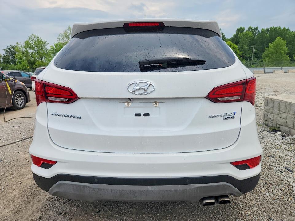 2018 Hyundai Santa fe VIN 5XYZW4LA1JG564284 COPART salvage auction — FRONT END, Ky - Cert Of Title-Salvage, sold $1,200 on 2026-07-30 (photo 6)