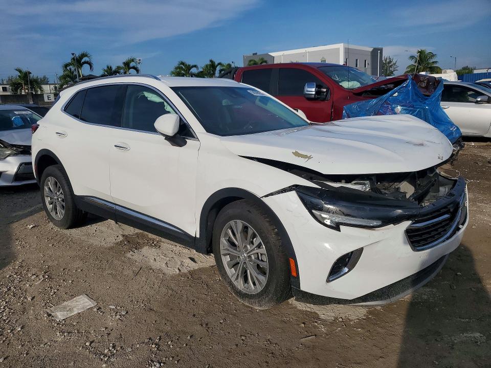 2022 Buick Envision VIN LRBAZLR42ND136808 COPART salvage auction — FRONT END, Fl - Certificate Of Destruction, sold $3,850 on 2026-07-09 (photo 4)