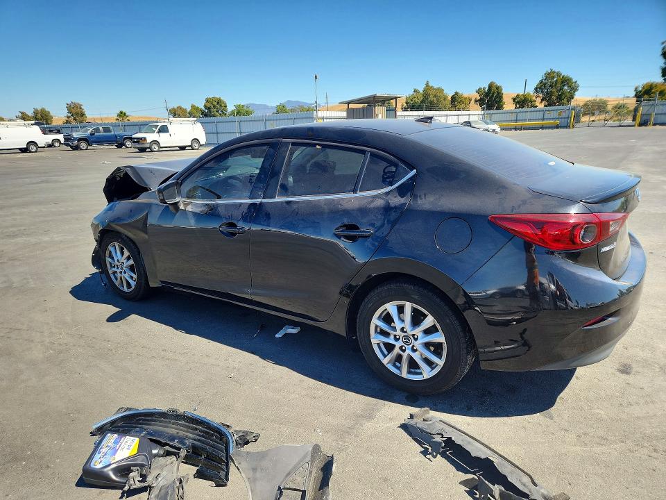 2016 Mazda 3 VIN JM1BM1W73G1293257 COPART salvage auction — FRONT END, Ca - Salvage Certificate, sold $600 on 2026-07-22 (photo 2)
