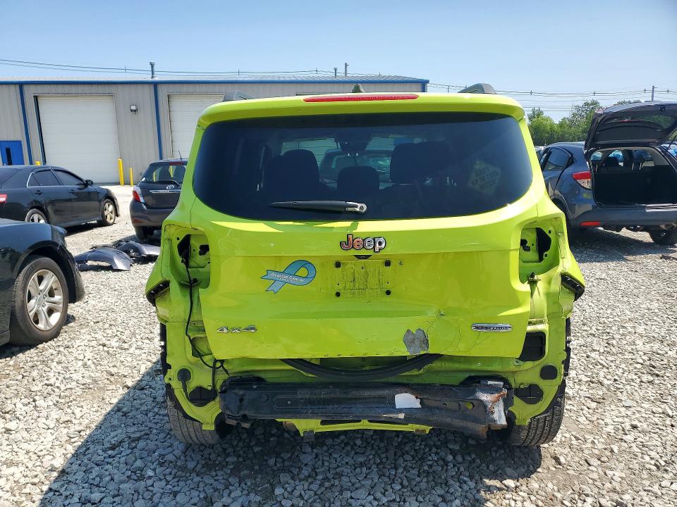 2017 Jeep Renegade VIN ZACCJBBB2HPF02907 COPART salvage auction — FRONT END, Ma - Cert Of Title-Salvage, sold $650 on 2026-08-13 (photo 6)