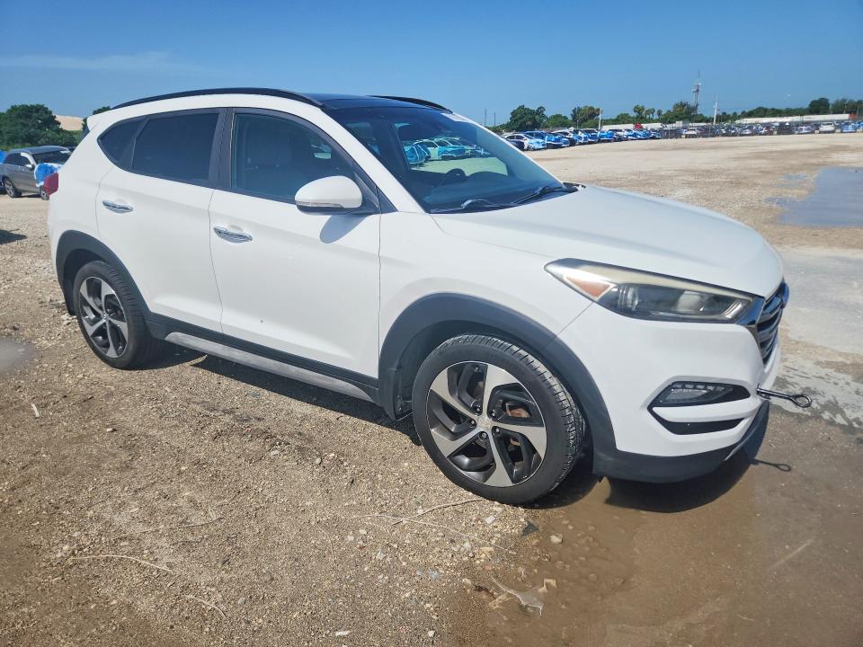 2018 Hyundai Tucson VIN KM8J33A27JU809353 COPART salvage auction — FRONT END, FL - CERTIFICATE OF TITLE, sold $3,500 on 2026-07-16 (photo 4)