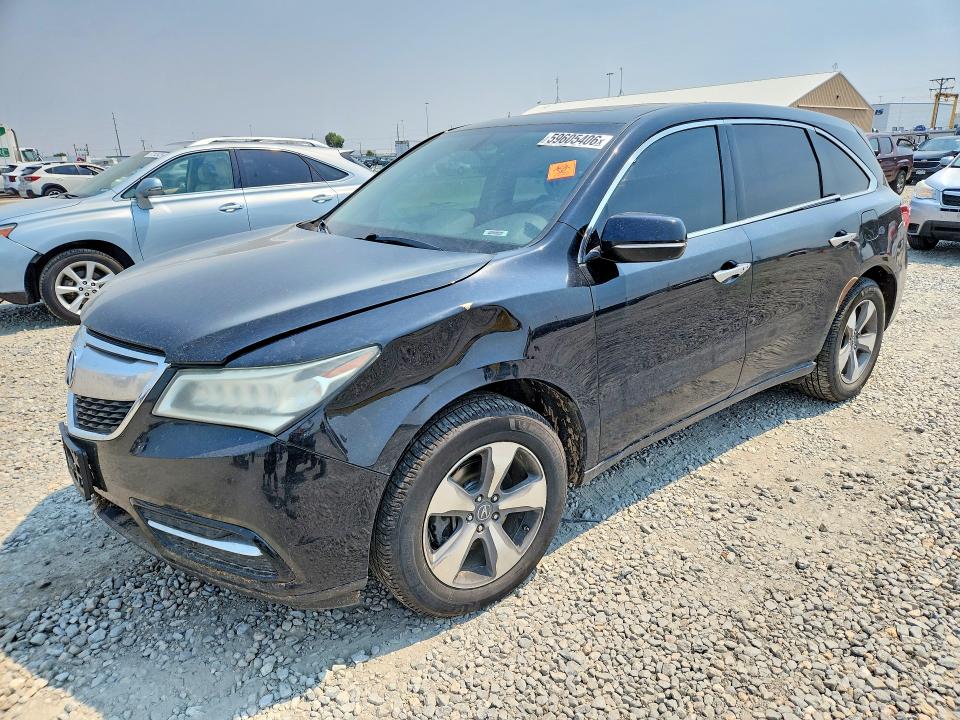 2016 Acura Mdx VIN 5FRYD4H27GB034015 COPART salvage auction — WATER/FLOOD, Co - Salvage, Flood, sold $325 on 2026-07-30 (photo 1)
