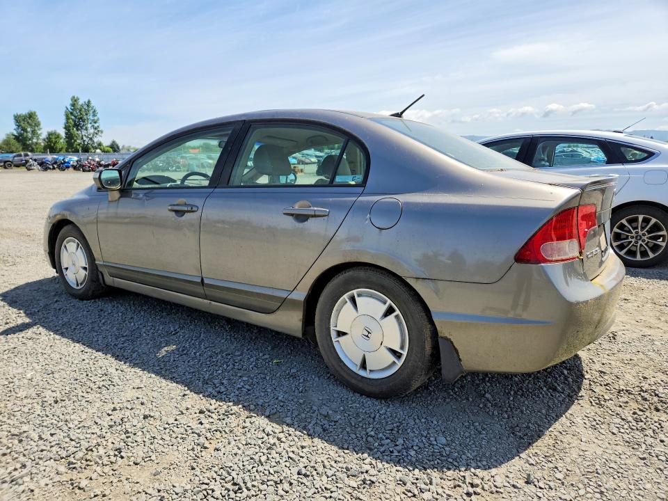 2007 Honda Civic hybrid VIN JHMFA36257S019755 COPART salvage auction — FRONT END, Or - Certificate Of Title, sold $200 on 2026-07-07 (photo 2)