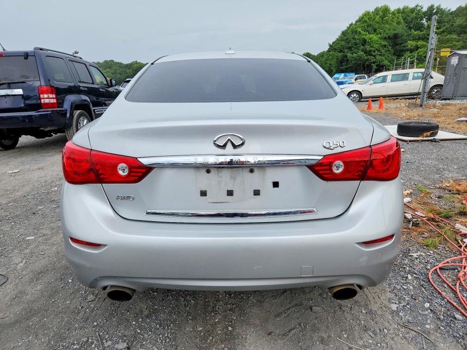 2015 Infiniti Q50 VIN JN1BV7AR3FM408075 COPART salvage auction — MINOR DENT/SCRATCHES, Pa - Cert Of Title, sold $1,550 on 2026-07-27 (photo 6)