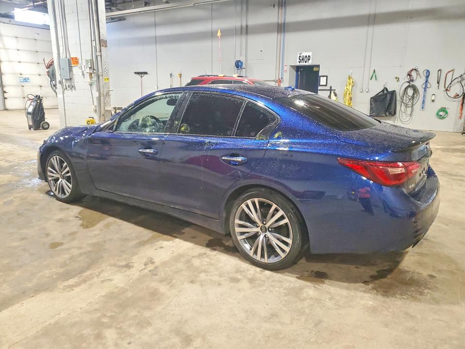 2023 Infiniti Q50 VIN JN1EV7CR9PM542956 COPART salvage auction — FRONT END, NS - CERT OF REGISTRATION, sold $275 on 2026-07-23 (photo 2)