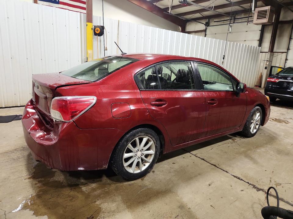 2014 Subaru Impreza VIN JF1GJAC6XEH024483 COPART salvage auction — REAR END, Pa - Certificate Of Salvage, sold $1,300 on 2026-07-17 (photo 3)