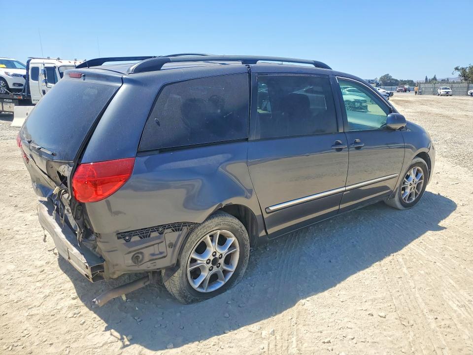 2006 Toyota Sienna VIN 5TDZA22C76S482995 COPART salvage auction — REAR END, Ca - Salvage Certificate, sold $60 on 2026-07-28 (photo 3)