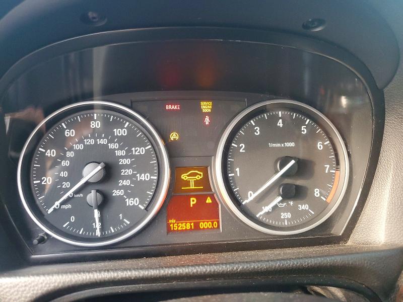 2008 BMW 3er VIN WBAWC73558E065312 COPART salvage auction — FRONT END, Ny - Mv-907A Salvage Certificate, sold $425 on 2026-08-03 (photo 9)