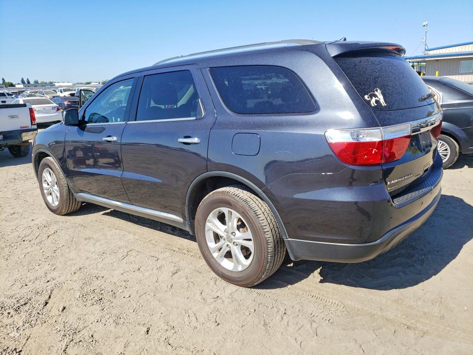 2013 Dodge Durango VIN 1C4RDJDGXDC676520 COPART salvage auction — MINOR DENT/SCRATCHES, Ca - Dis/Dlr/Exp Only Clean Title, sold $900 on 2026-07-23 (photo 2)
