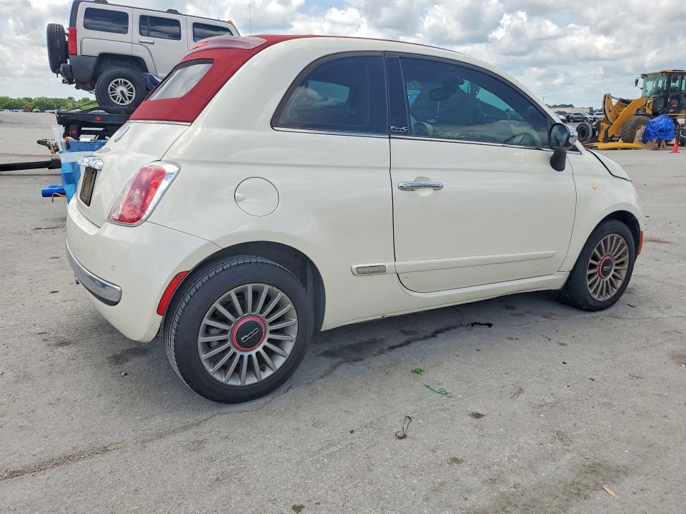 2012 Fiat 500 VIN 3C3CFFER4CT202020 COPART salvage auction — MINOR DENT/SCRATCHES, Tn - Salvage Certificate, sold $150 on 2026-08-03 (photo 3)