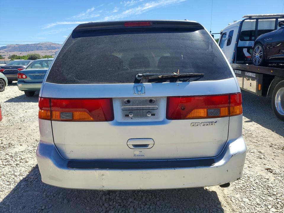2002 Honda Odyssey VIN 2HKRL18612H555171 COPART salvage auction — FRONT END, CA - SALVAGE CERTIFICATE, sold $900 on 2026-08-04 (photo 6)