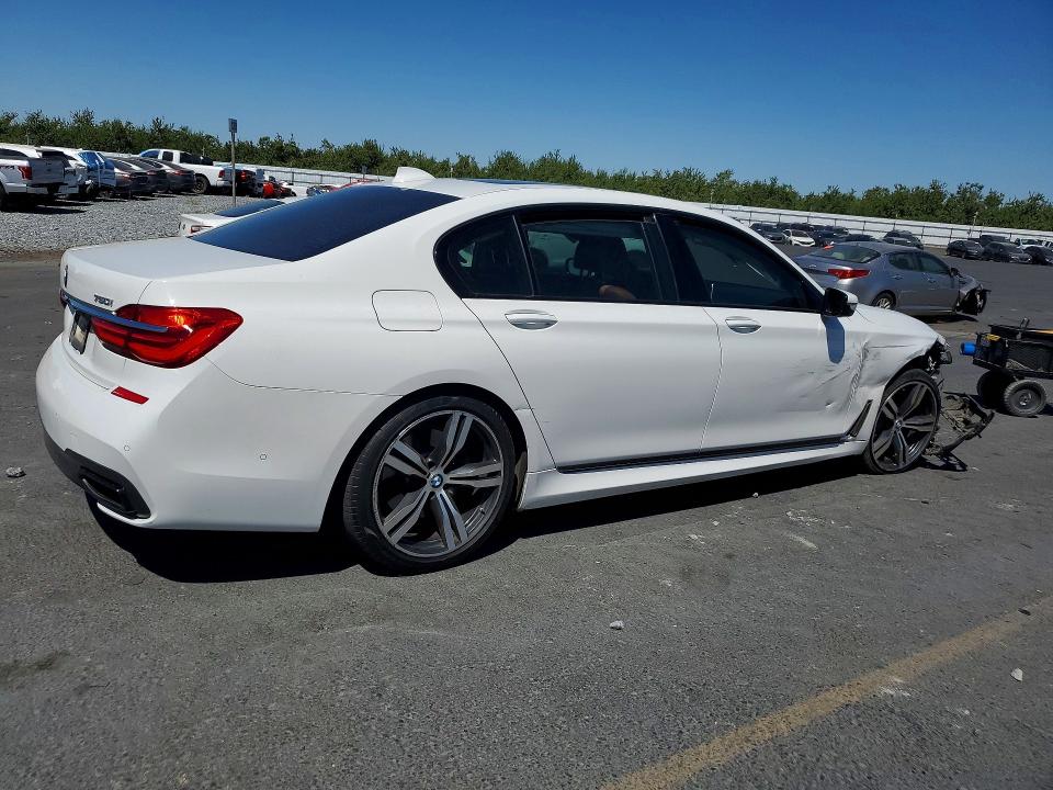 2018 BMW 7er VIN WBA7F0C50JGM23932 COPART salvage auction — FRONT END, Ca - Salvage Certificate, sold $6,000 on 2026-07-20 (photo 3)
