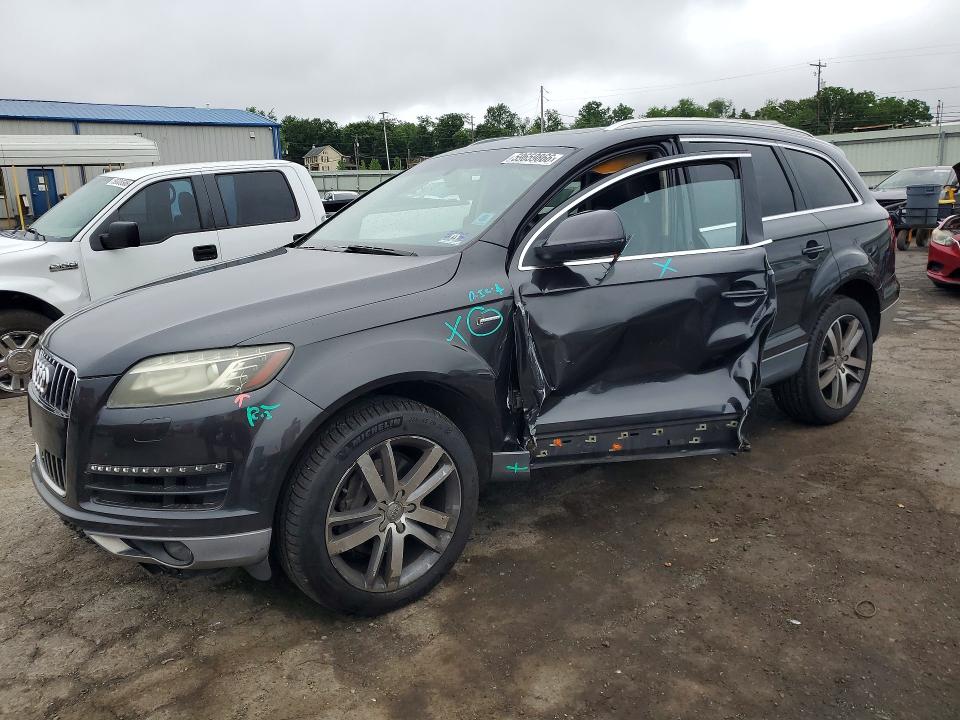 2013 Audi Q7 VIN WA1LGAFE4DD010685 COPART salvage auction — SIDE, Pa - Certificate Of Salvage, sold $2,000 on 2026-07-14 (photo 1)