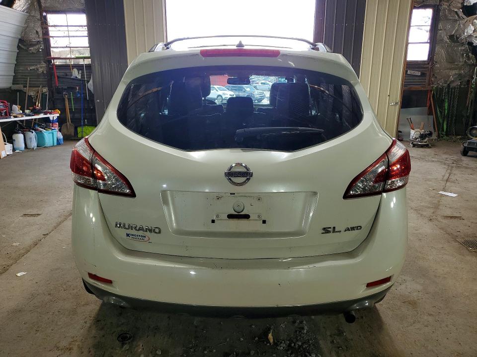 2012 Nissan Murano VIN JN8AZ1MW4CW201680 COPART salvage auction — FRONT END, Ny - Mv-907A Salvage Certificate, sold $300 on 2026-07-15 (photo 6)