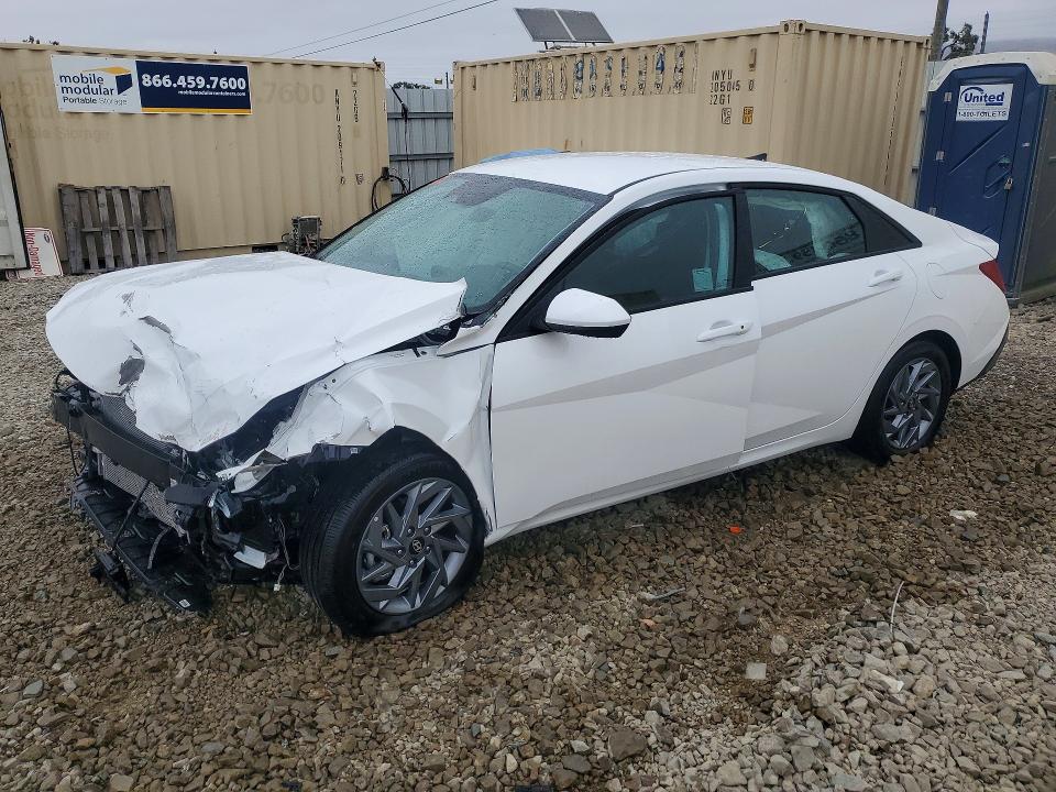 2026 Hyundai Elantra VIN KMHLM4DJ9TU205787 COPART salvage auction — FRONT END, CA - SALVAGE CERTIFICATE, sold $3,100 on 2026-07-23 (photo 1)