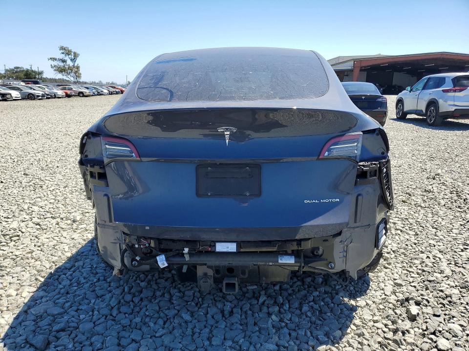 2021 Tesla Model y VIN 5YJYGDEE2MF213243 COPART salvage auction — REAR END, Ca - Salvage Certificate, sold $13,100 on 2026-07-16 (photo 6)
