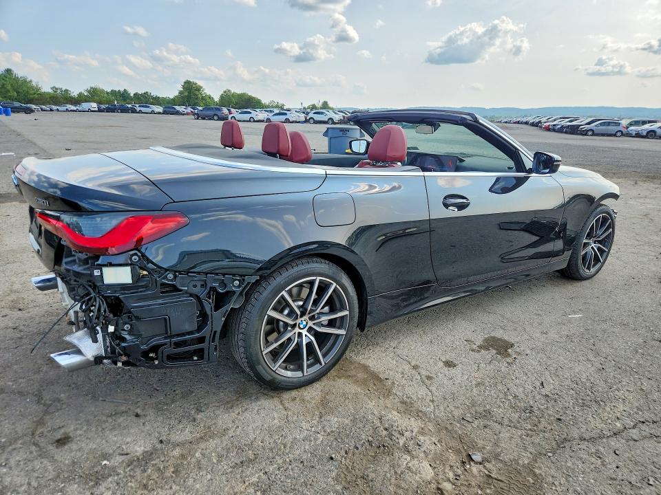 2025 BMW 4er VIN WBA53DB0XSCU36340 COPART salvage auction — FRONT END, Pa - Certificate Of Salvage, sold $19,400 on 2026-08-14 (photo 3)