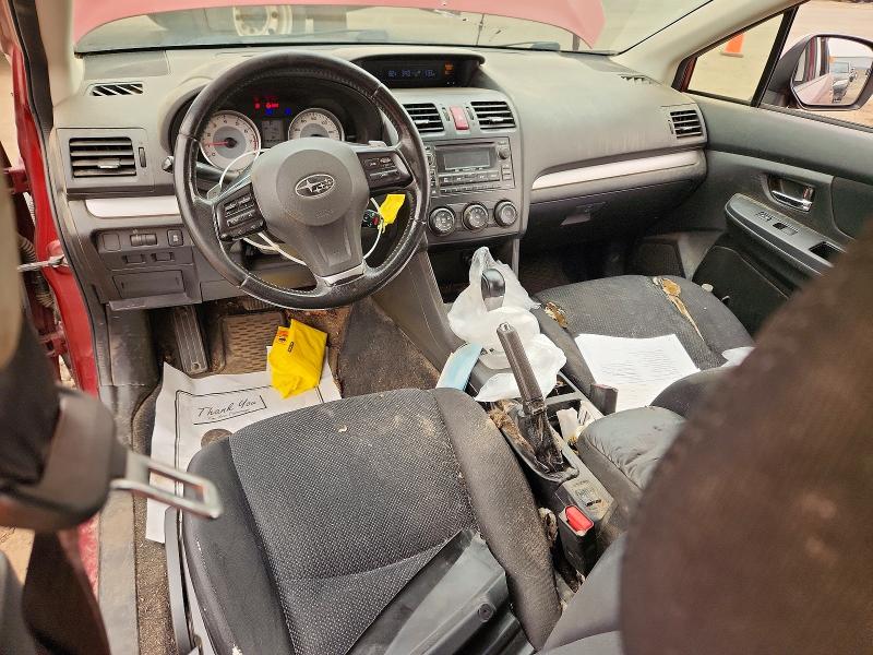 2012 Subaru Impreza VIN JF1GPAD62CH233825 COPART salvage auction — FRONT END, CT - CERT OF TITLE-SALVAGE, sold $450 on 2026-07-28 (photo 8)