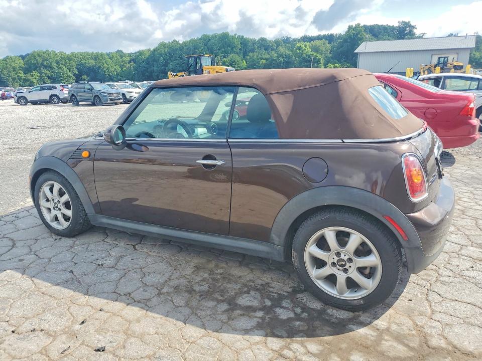 2010 Mini Cooper VIN WMWMR3C53ATU98644 COPART salvage auction — REAR END, PA - CERTIFICATE OF SALVAGE, sold $600 on 2026-08-17 (photo 2)
