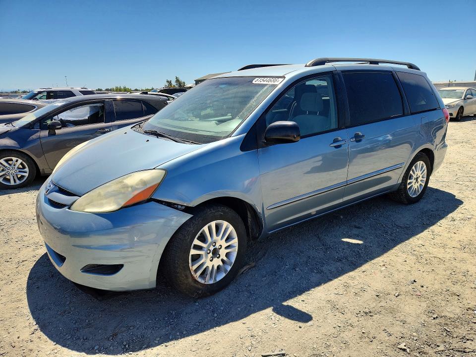 2006 Toyota Sienna VIN 5TDZA23C66S562920 COPART salvage auction — FRONT END, CA - SALVAGE CERTIFICATE, sold $20 on 2026-07-30 (photo 1)