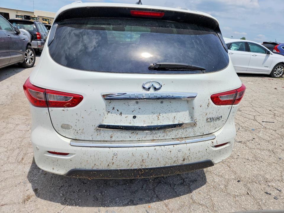 2014 Infiniti Qx60 VIN 5N1AL0MM7EC552556 COPART salvage auction — FRONT END, Il - Certificate Of Title (P), sold $800 on 2026-07-10 (photo 6)