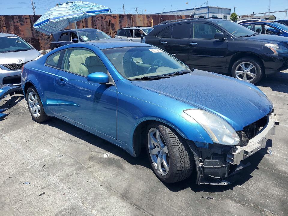 2003 Infiniti G35 VIN JNKCV54E33M205082 COPART salvage auction — FRONT END, CA - SALVAGE CERTIFICATE, sold $800 on 2026-07-22 (photo 4)