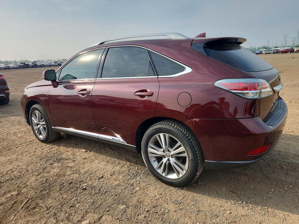 2015 Lexus Rx 450h VIN 2T2BC1BA2FC008008 COPART salvage auction — WATER/FLOOD, Il - Salvage Cert-Flood, sold $7,000 on 2026-08-25 (photo 2)