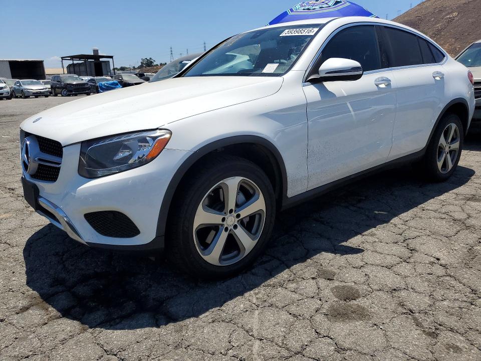 2017 Mercedes-benz Glc VIN WDC0J4KB6HF155724 COPART salvage auction — MINOR DENT/SCRATCHES, Ca - Certificate Of Title (P), sold $11,500 on 2026-07-20 (photo 1)