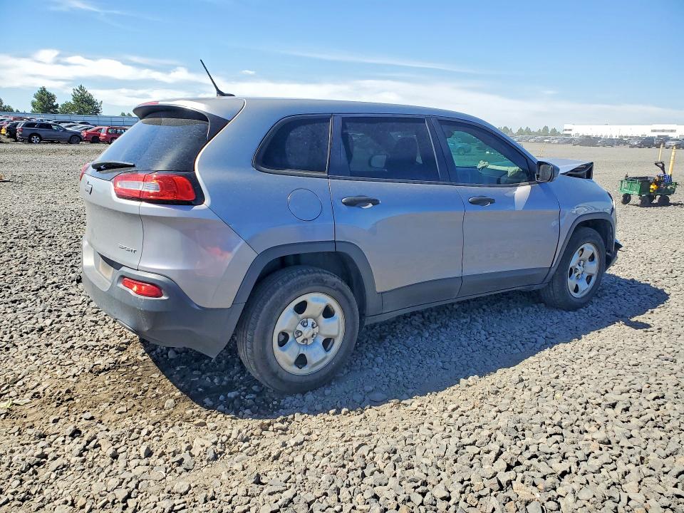 2016 Jeep Cherokee VIN 1C4PJMABXGW343490 COPART salvage auction — FRONT END, Wa - Vehicle Cert Of Ownership-Titl, sold $875 on 2026-07-29 (photo 3)
