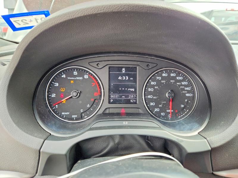 2017 Audi A3 VIN WAUAUGFF1H1026106 COPART salvage auction — MECHANICAL, Tx - Bonded Rebuilt Salvage, sold $1,850 on 2026-07-27 (photo 9)