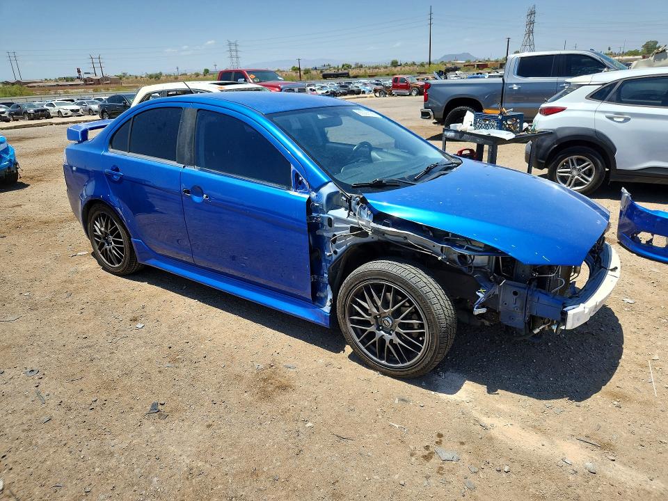 2015 Mitsubishi Lancer VIN JA32U8FW0FU024094 COPART salvage auction — FRONT END, Az - Cert Of Title - Salvage, sold $1,400 on 2026-07-17 (photo 4)