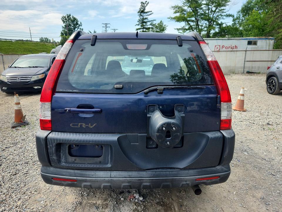 2006 Honda Cr-v VIN JHLRD78576C037061 COPART salvage auction — MECHANICAL, OH - CERTIFICATE OF TITLE, sold $325 on 2026-07-29 (photo 6)