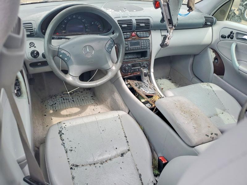 2002 Mercedes-benz C class VIN WDBRH64JX2F139718 COPART salvage auction — ROOF, CT - CERT OF TITLE-SALVAGE, sold $450 on 2026-07-28 (photo 8)