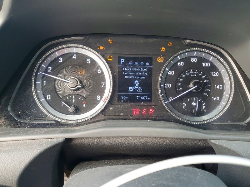 2023 Hyundai Sonata VIN KMHL24JA2PA255450 COPART salvage auction — REAR END, TX - CERTIFICATE OF TITLE, sold $2,650 on 2026-07-23 (photo 9)